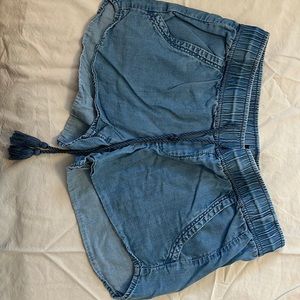 LOFT chambray shorts